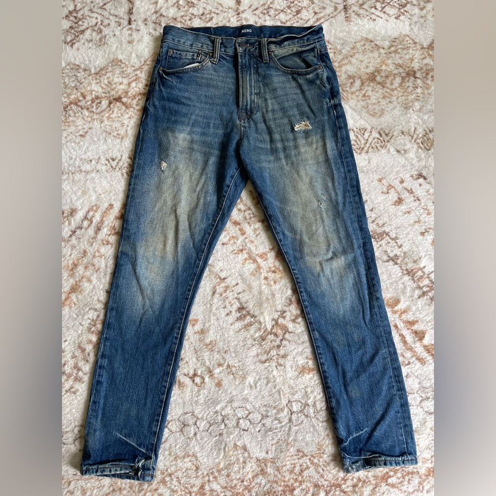 Blue AERO Dad Fit Jeans